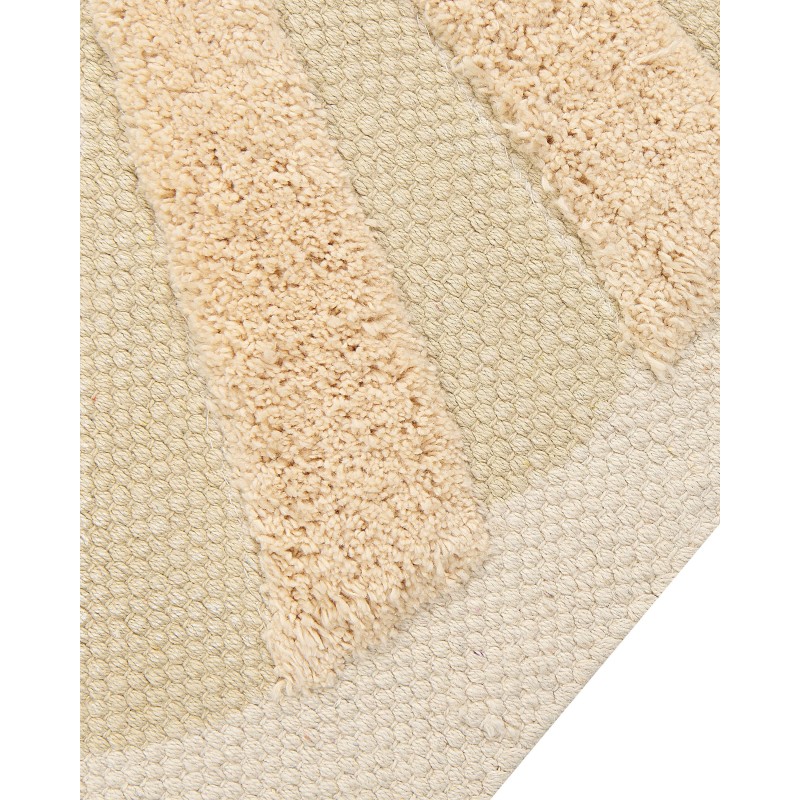 Dywan dziecięcy bawełniany motyw lwa 80 x 150 cm beżowy BALARI