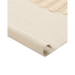 Dywan dziecięcy bawełniany motyw lwa 80 x 150 cm beżowy BALARI