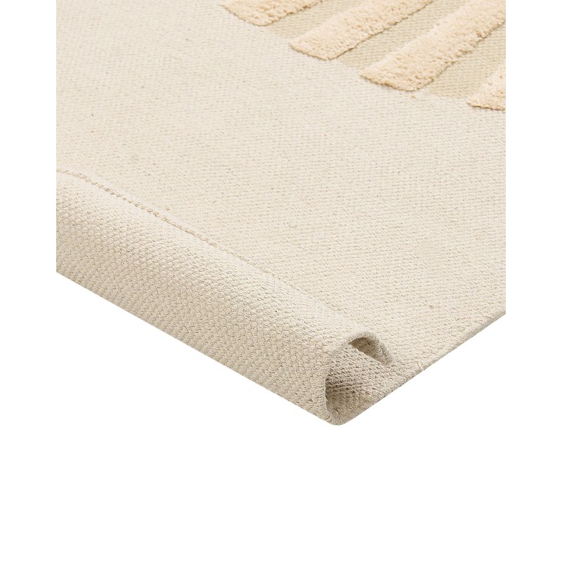 Dywan dziecięcy bawełniany motyw lwa 80 x 150 cm beżowy BALARI