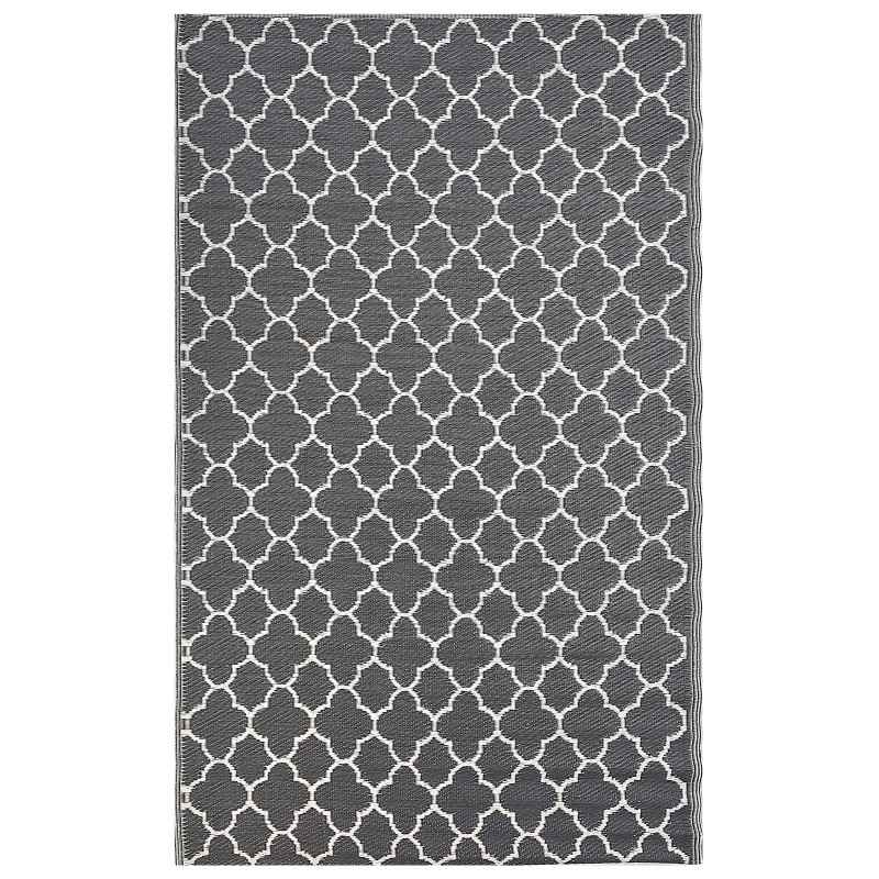 Dywan zewnętrzny 120 x 180 cm szary SURAT