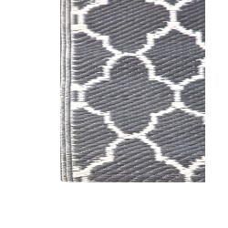 Dywan zewnętrzny 120 x 180 cm szary SURAT