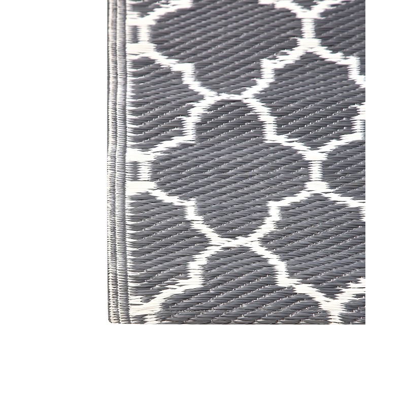 Dywan zewnętrzny 120 x 180 cm szary SURAT