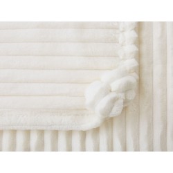 Koc KAWERI 150 x 200 cm Kremowy