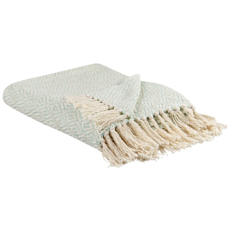 Koc MITYAL Bawełna 125 x 150 cm Miętowy