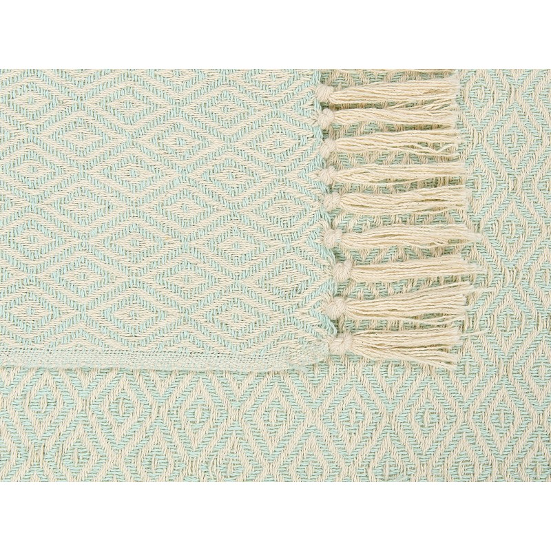 Koc MITYAL Bawełna 125 x 150 cm Miętowy