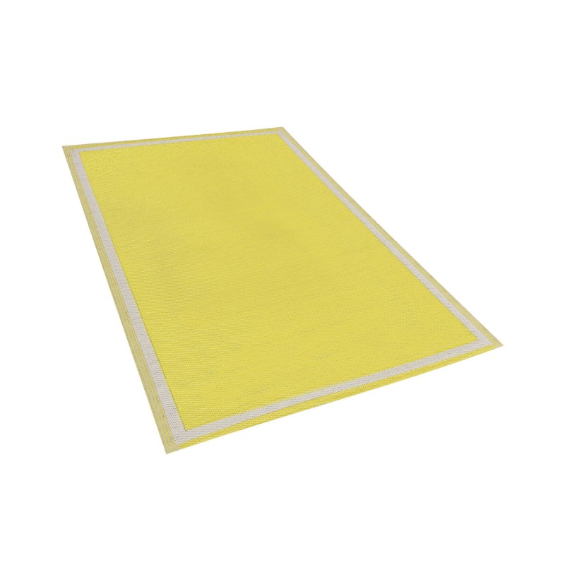 Dywan zewnętrzny 120 x 180 cm żółty ETAWAH