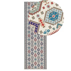 Dywan 80 x 240 cm wielokolorowy HACILAR