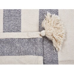 Koc NAMTAR Bawełna 125 x 150 cm Biały