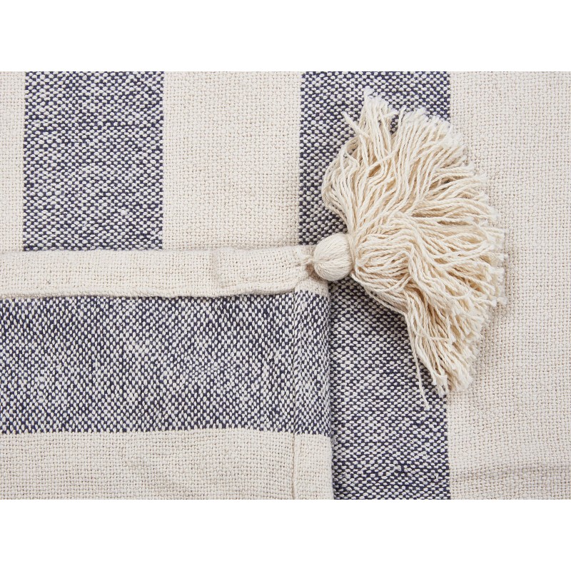Koc NAMTAR Bawełna 125 x 150 cm Biały