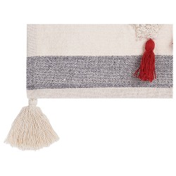 Koc NAMTAR Bawełna 125 x 150 cm Biały