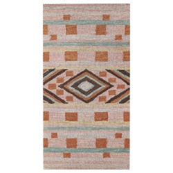 Dywan wełniany 80 x 150 cm wielokolorowy YOMRA