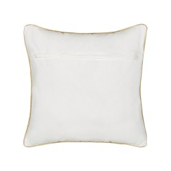 Poduszka dekoracyjna EPISCIA Bawełna 45 x 45 cm Biały Wzór świąteczny