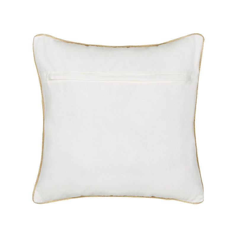 Poduszka dekoracyjna EPISCIA Bawełna 45 x 45 cm Biały Wzór świąteczny