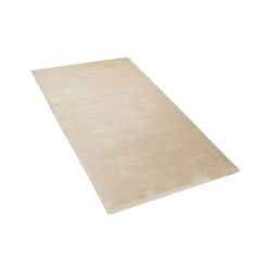 Dywan z wiskozy 80 x 150 cm beżowy GESI II