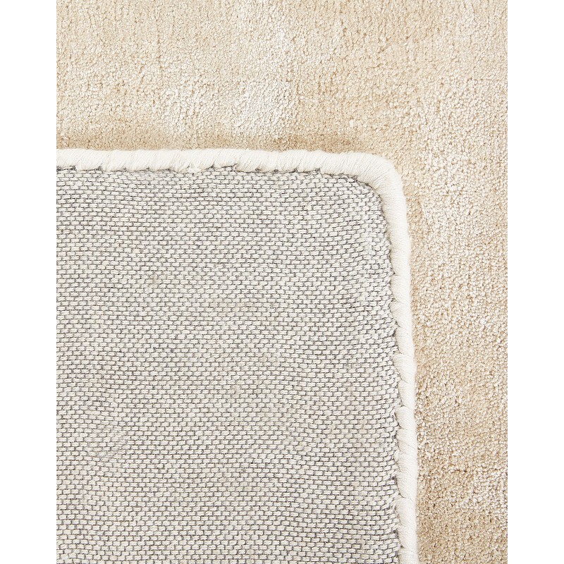 Dywan z wiskozy 80 x 150 cm beżowy GESI II