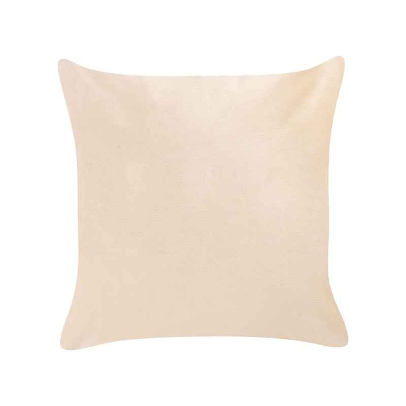 Zestaw 2 poduszek dekoracyjnych TALINUM Welur 45 x 45 cm Beżowy Wzór zwierzęcy