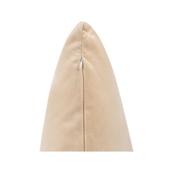 Zestaw 2 poduszek dekoracyjnych TALINUM Welur 45 x 45 cm Beżowy Wzór zwierzęcy