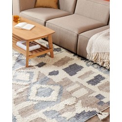 Dywan wełniany kilim 200 x 300 cm wielokolorowy MRGAVET