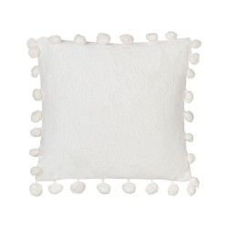 Zestaw 2 poduszek dekoracyjnych JASMINE 45 x 45 cm Biały Jednolity