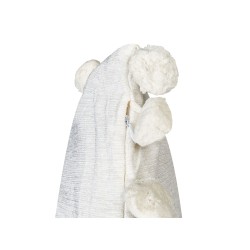 Zestaw 2 poduszek dekoracyjnych JASMINE 45 x 45 cm Biały Jednolity