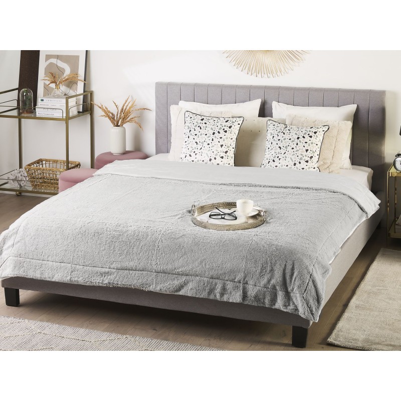 Koc GELIK 180 x 200 cm Jasnoszary