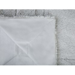 Koc GELIK 180 x 200 cm Jasnoszary