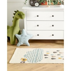 Dywan dziecięcy bawełniany 80 x 150 cm wielokolorowy BLANG
