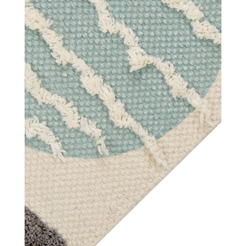 Dywan dziecięcy bawełniany 80 x 150 cm wielokolorowy BLANG