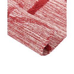 Dywan bawełniany 160 x 230 cm czerwony SIVAS