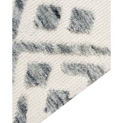 Dywan 160 x 230 cm beżowo-szary ASPANI
