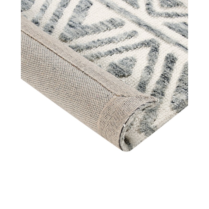 Dywan 160 x 230 cm beżowo-szary ASPANI