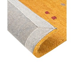 Dywan wełniany gabbeh 140 x 200 cm żółty AKALAN