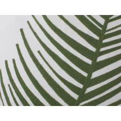 Zestaw 2 poduszek dekoracyjnych AZAMI Bawełna 45 x 45 cm Ciemnozielony Wzór roślinny