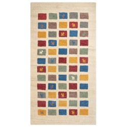 Dywan wełniany gabbeh 80 x 150 wielokolorowy MURATLI