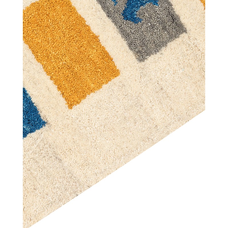 Dywan wełniany gabbeh 80 x 150 wielokolorowy MURATLI