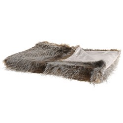 Koc ASDAD 180 x 220 cm Brązowy