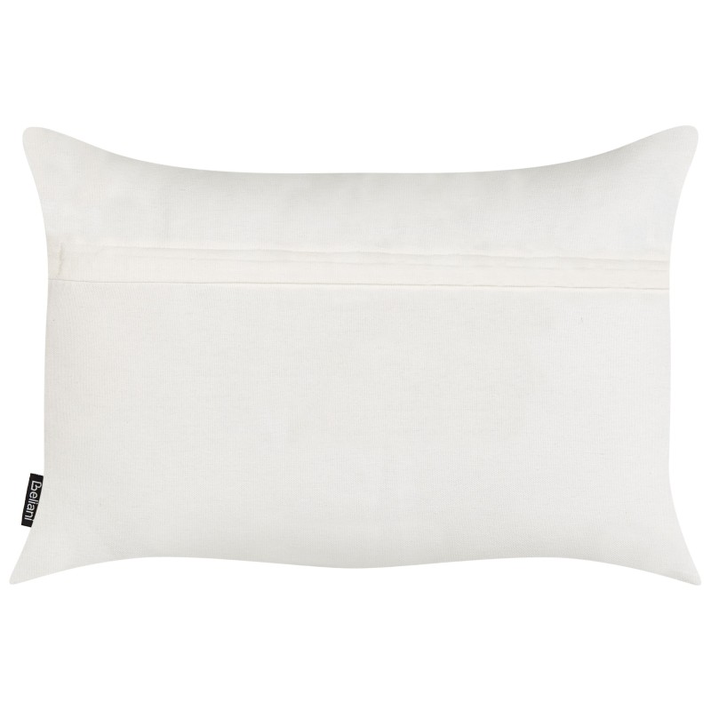 Zestaw 2 poduszek dekoracyjnych VELLEIA Bawełna 50 x 35 cm Biały Wzór geometryczny