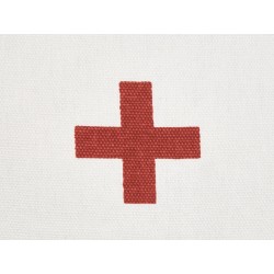 Zestaw 2 poduszek dekoracyjnych VELLEIA Bawełna 50 x 35 cm Biały Wzór geometryczny