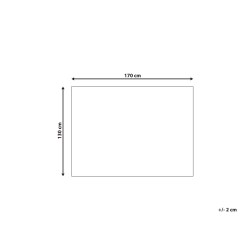 Koc TALOKAN Bawełna 130 x 170 cm Niebieski