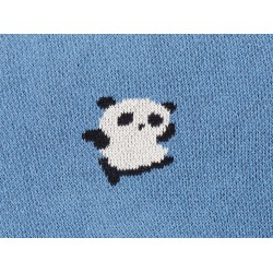 Koc TALOKAN Bawełna 130 x 170 cm Niebieski