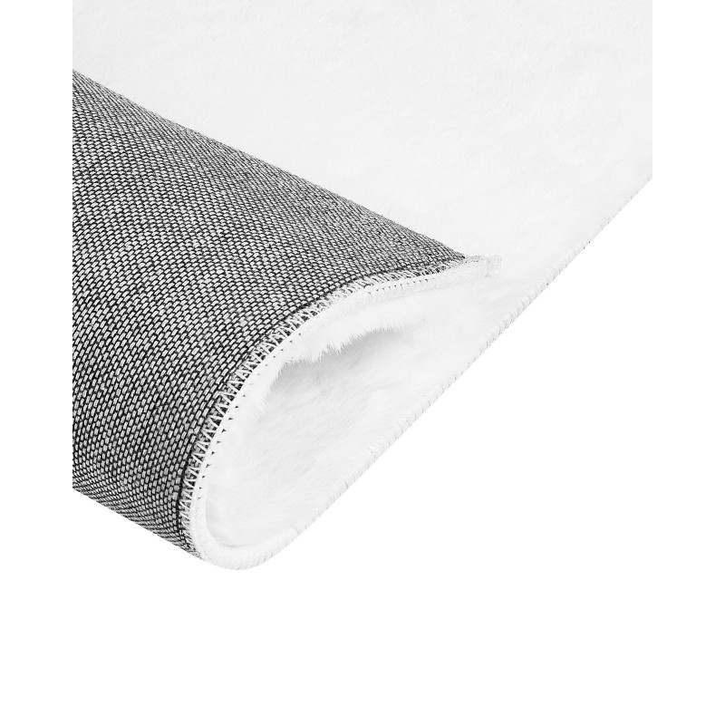 Dywan sztuczne futro królika 160 x 230 cm biały MIRPUR