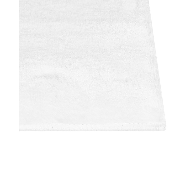 Dywan sztuczne futro królika 160 x 230 cm biały MIRPUR