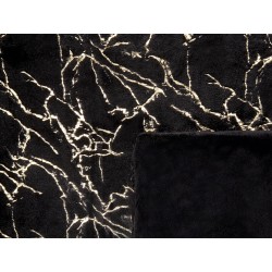 Koc GODAVARI 150 x 200 cm Czarny