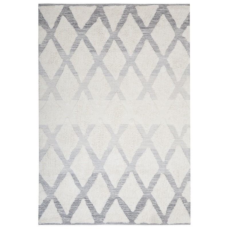 Dywan shaggy 140 x 200 cm beżowo-szary PENDIK