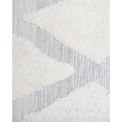 Dywan shaggy 140 x 200 cm beżowo-szary PENDIK