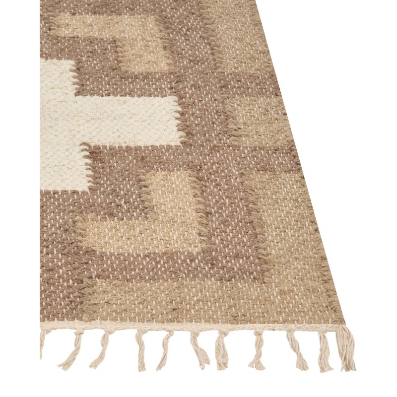 Dywan z juty 160 x 230 cm beżowy KONURTAY