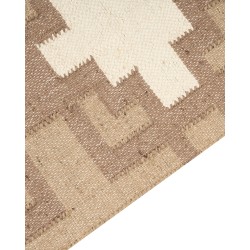 Dywan z juty 160 x 230 cm beżowy KONURTAY