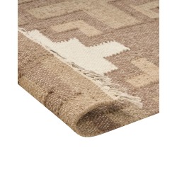 Dywan z juty 160 x 230 cm beżowy KONURTAY