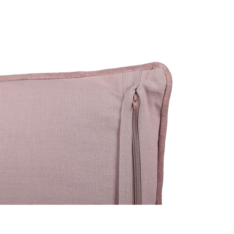 Poduszka dekoracyjna ROMNEYA Welur 45 x 45 cm Różowy Wzór kwiatowy