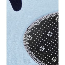 Dywan dziecięcy kształt gwiazdy 120 x 120 cm niebieski SIRIUS